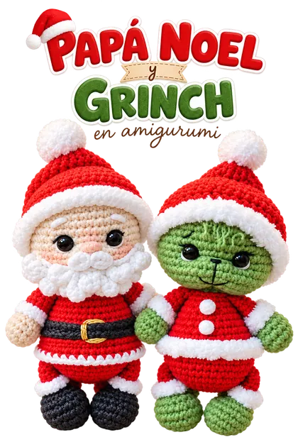 Papá Noel y Grinch